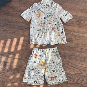 Zara Kids Comic Print Popeye Set